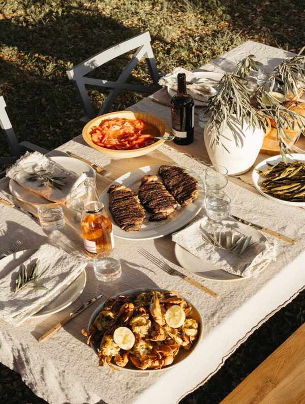 tablescape, outdoor dinner party, al fresco dining