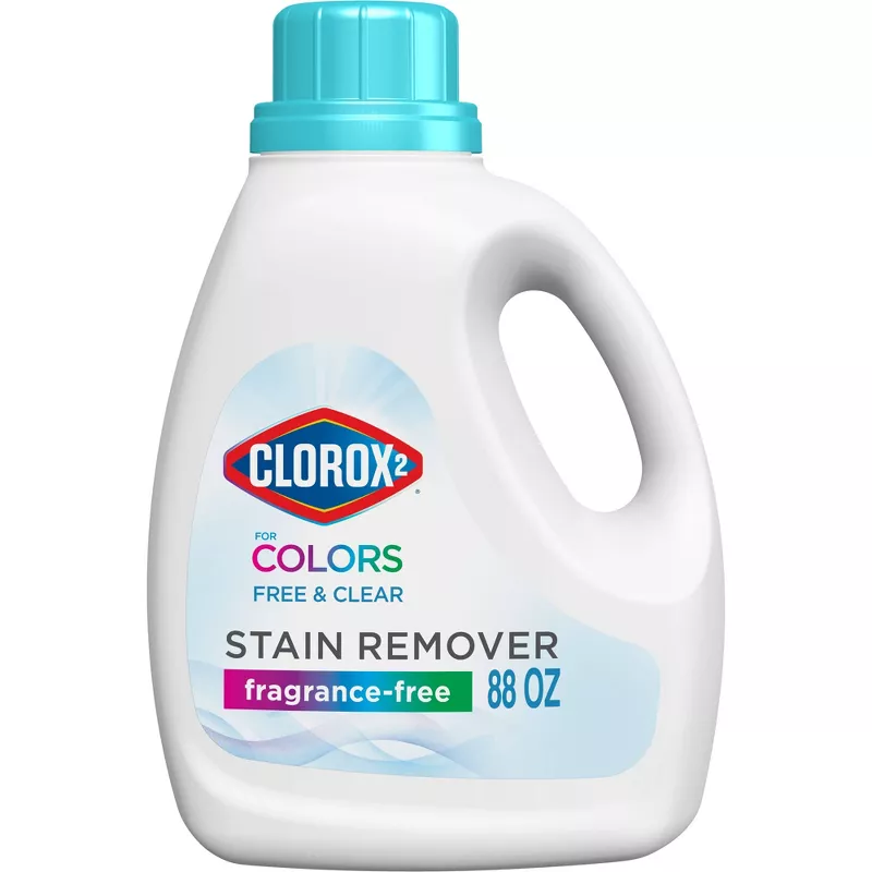 Clorox 2 for Colors - Free &amp;amp; Clear Stain Remover and Color Brightener - 88oz