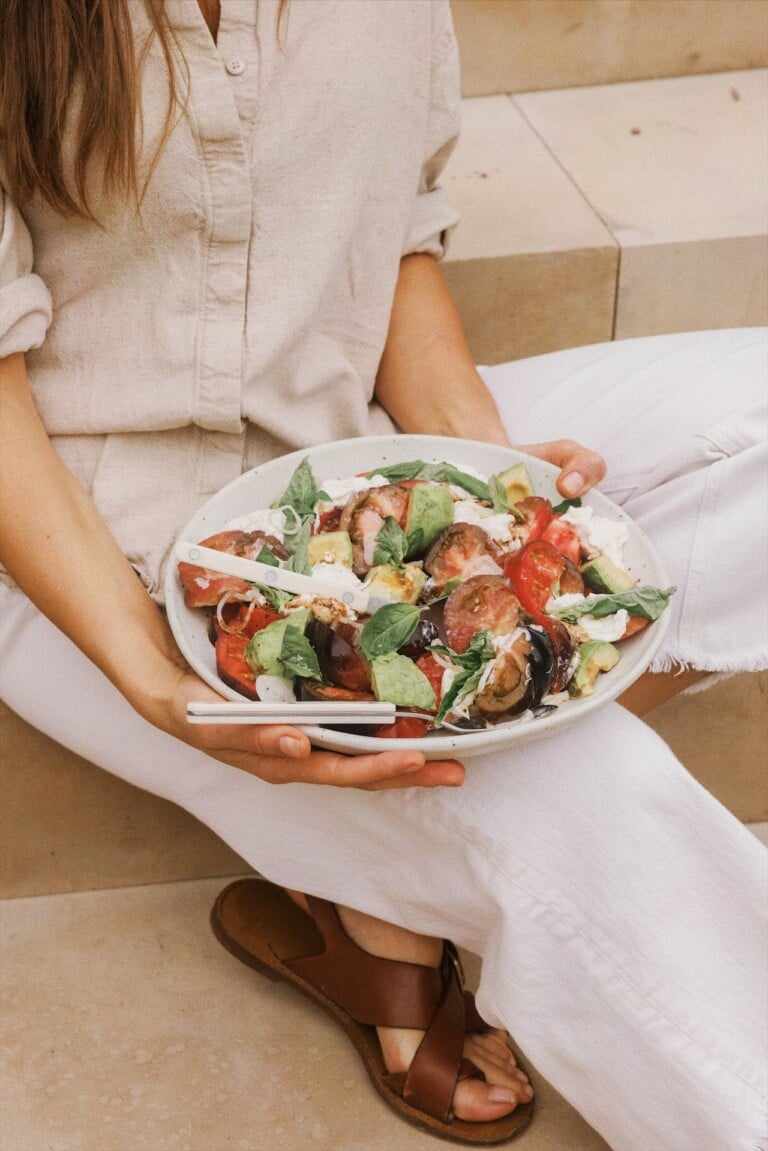 avocado caprese salad