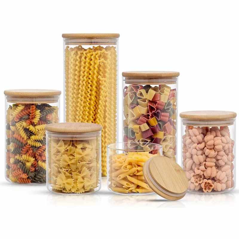Joyjolt Glass Food Storage Jars