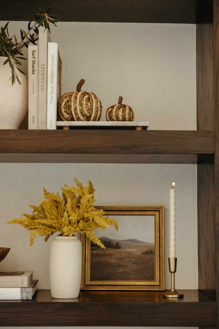Vintage fall decorations.