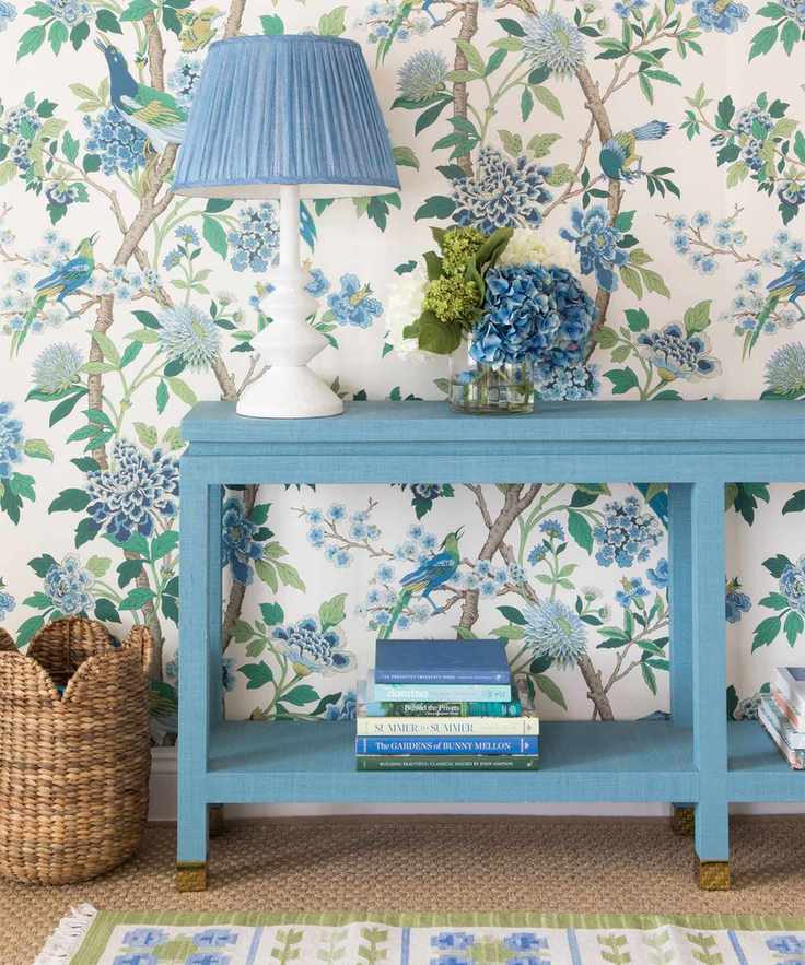 Vibrant living room corner