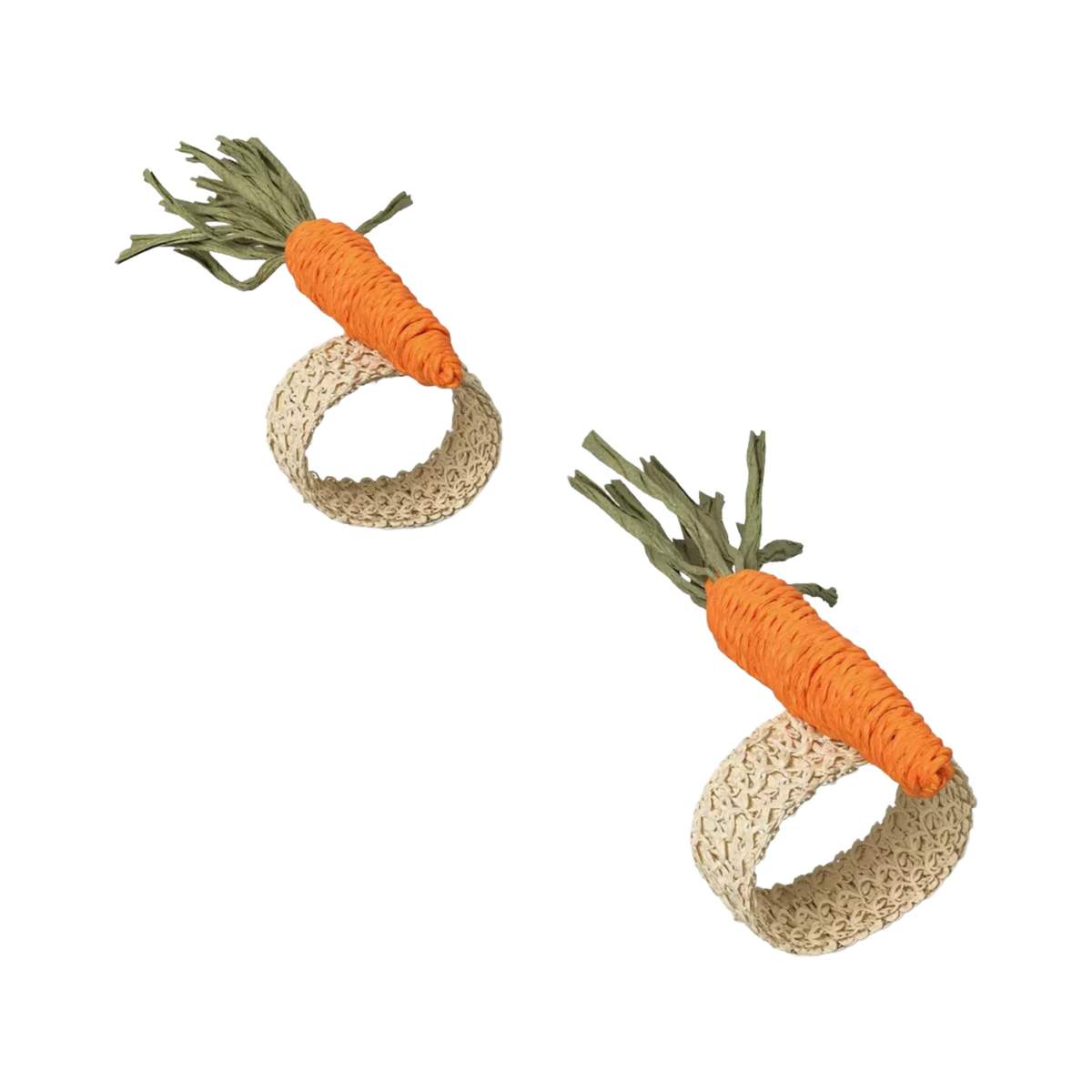 Threshold carrot napkin rings