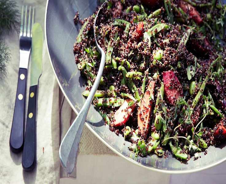 This Crunchy Black Quinoa Salad Will Change Your Mind About Greens