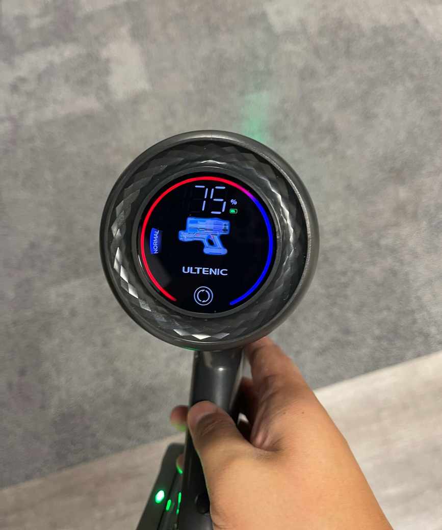 Close-up of Ultenic U16 Flex control screen