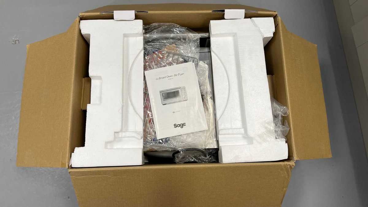 Breville Smart Oven in packaging