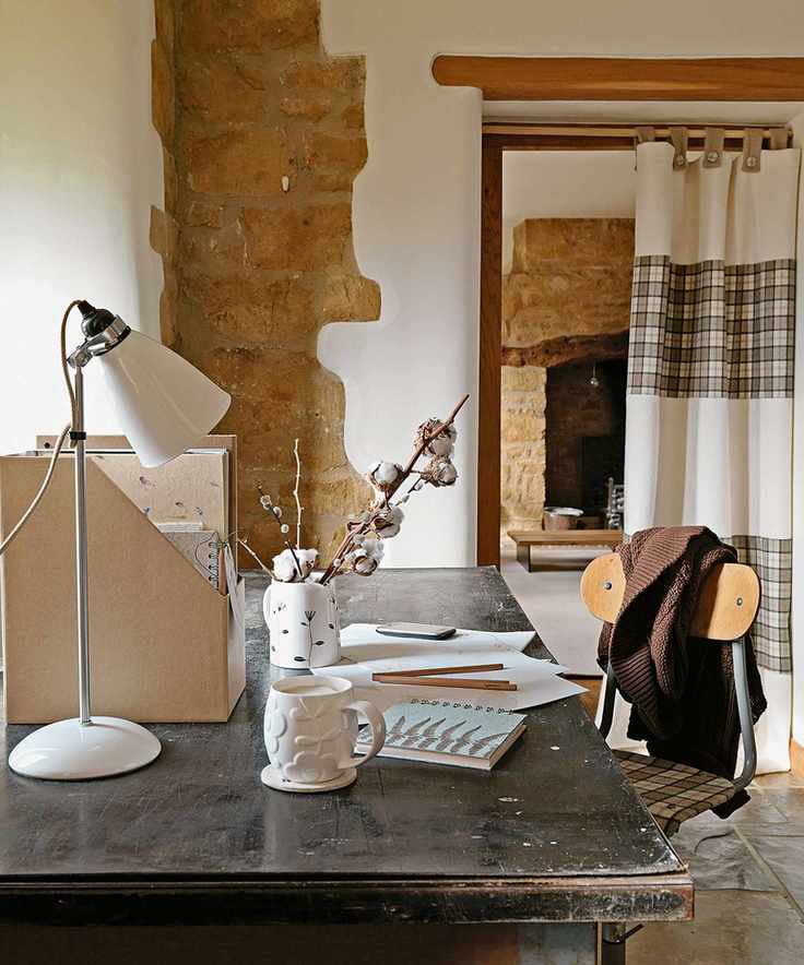 Desk with Planner