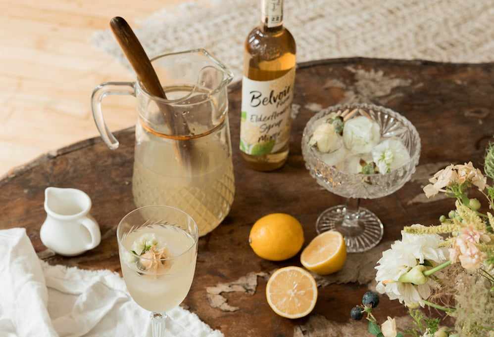 rose & elderflower lemonade
