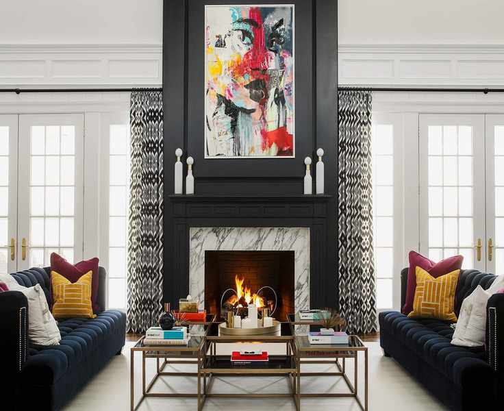 Fireplace tile ideas