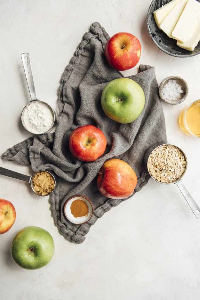 Brown Butter Bourbon Apple Crisp