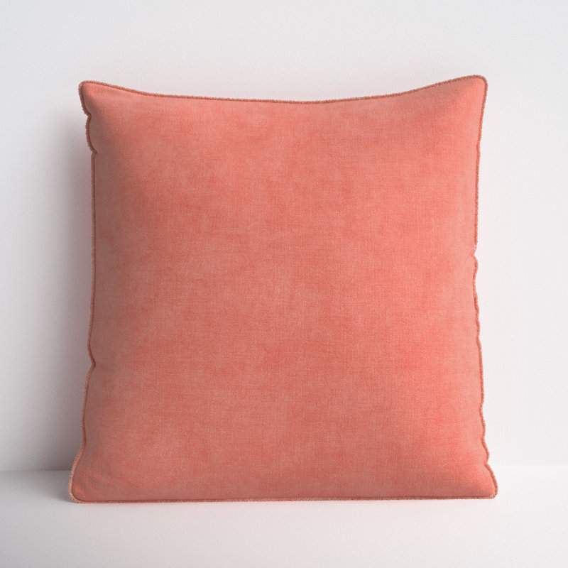 Joss & Main Kam Square Cotton Pillow Cover & Insert & Reviews | Wayfair