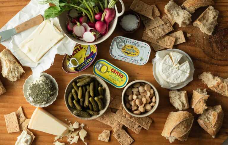 tinned fish board_barbecue appetizers