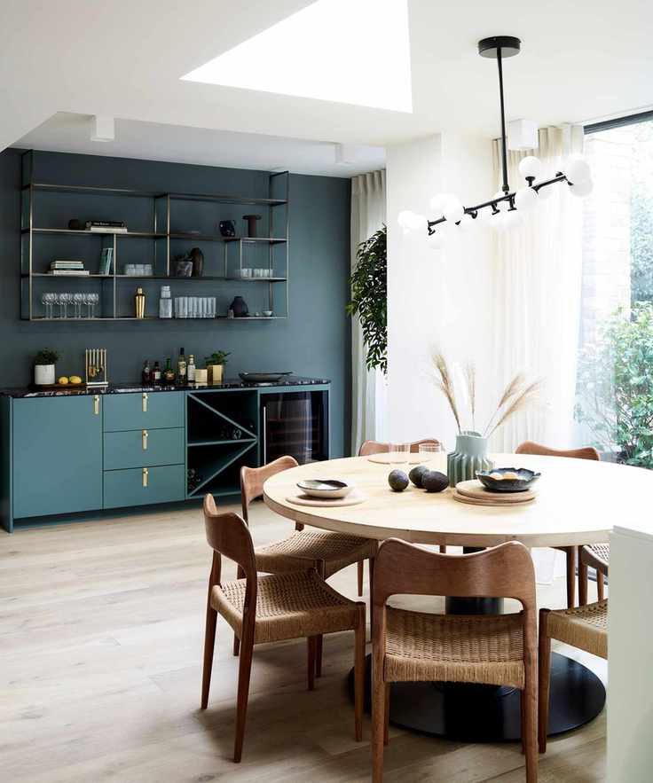 Home bar ideas with dining table