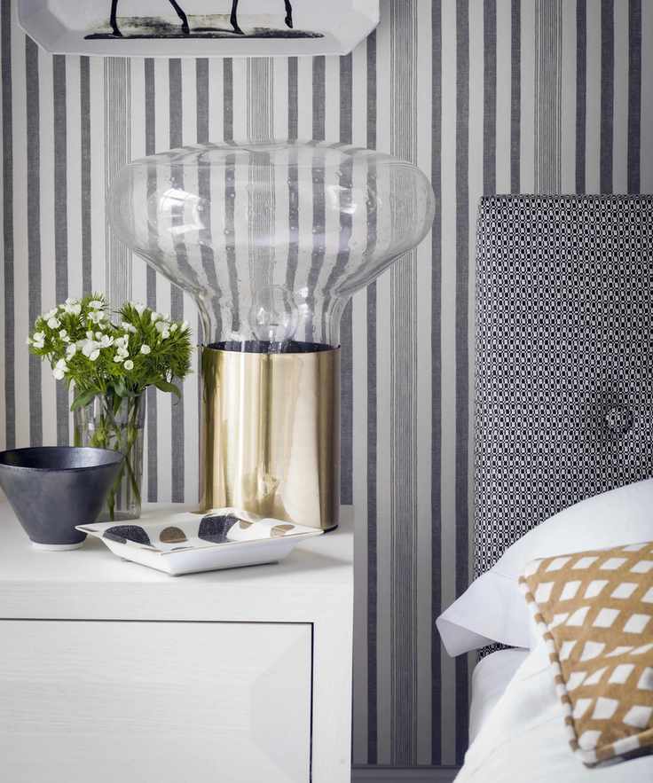 Nightstand in a bedroom