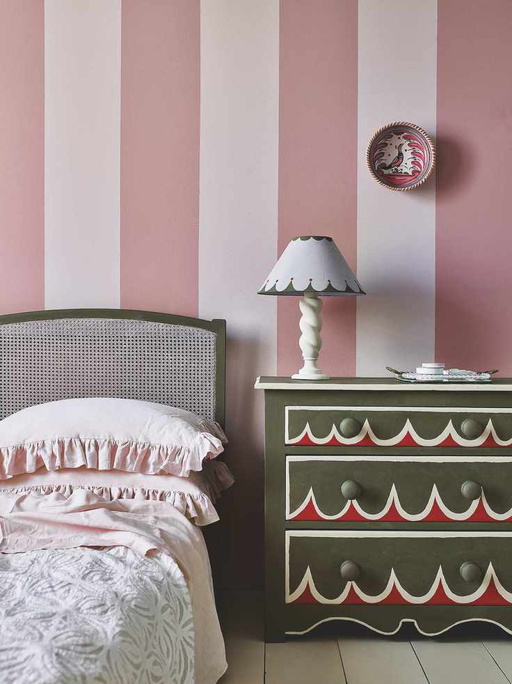 Coordinated bedroom decor