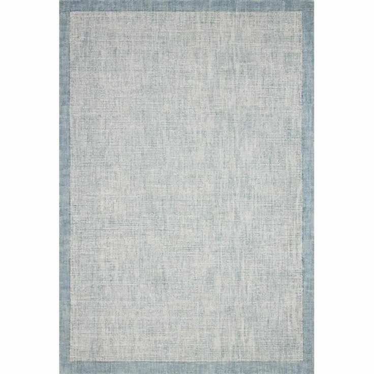 Magnolia Home by Joanna Gaines x Loloi Henley Ivory / Blue Area Rug