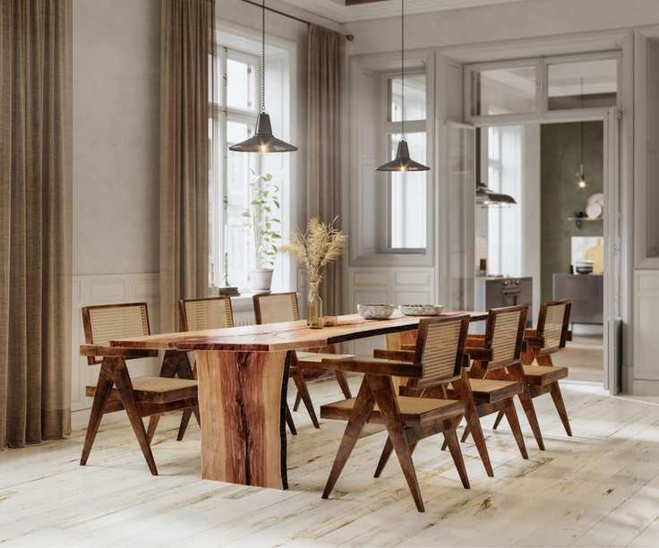 a luxury dining room
