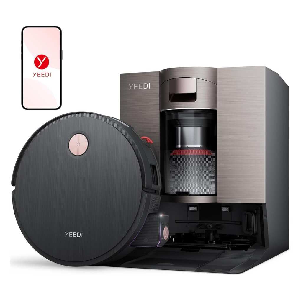 Yeedi S20 Infinity robot vacuum cleaner with mop function.