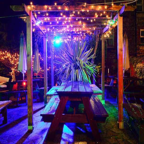 Pergola lighting ideas