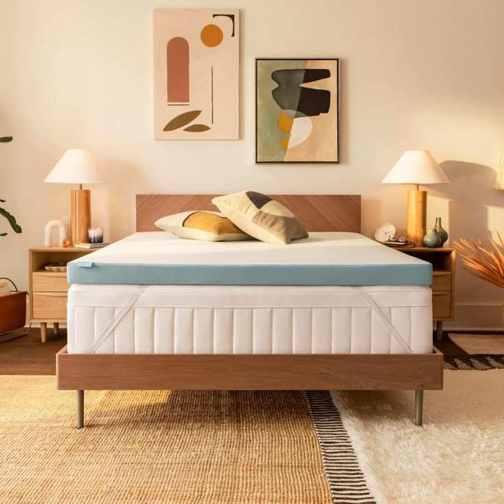 Tempur-Adapt Mattress Topper on a bed.
