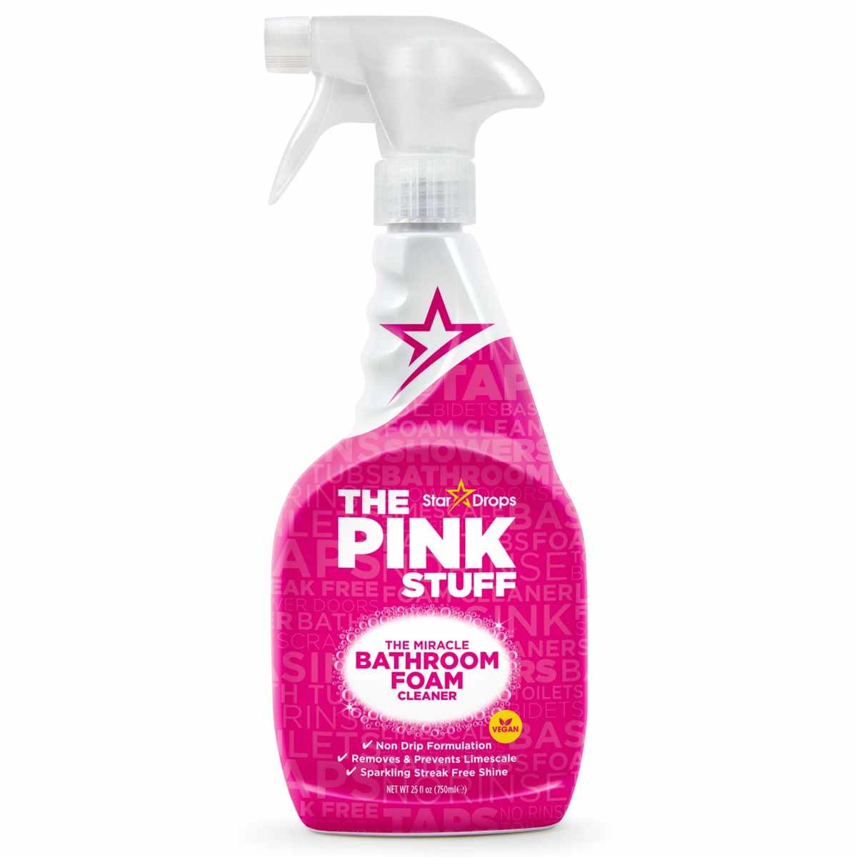 The Pink Stuff bathroom foam cleaner