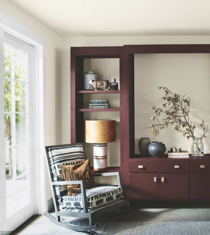 Colorful cabinetry
