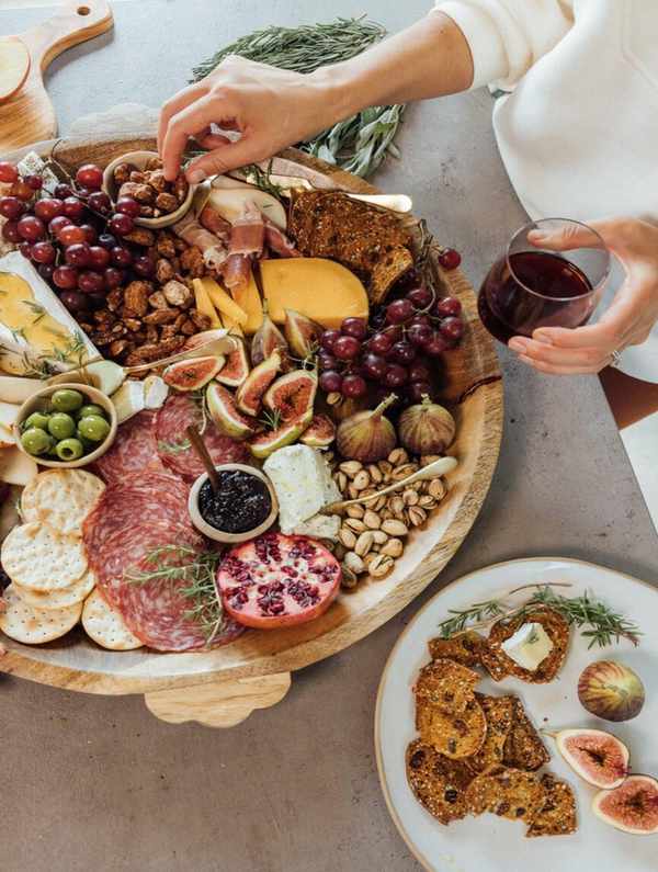 cheeseboard for small space gatherings