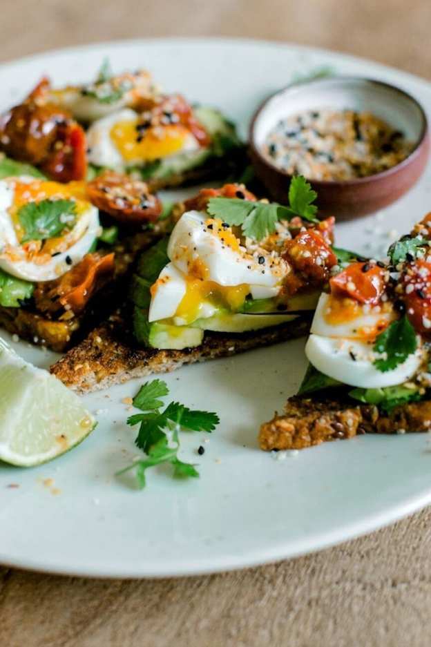 savory sunday night avocado toast