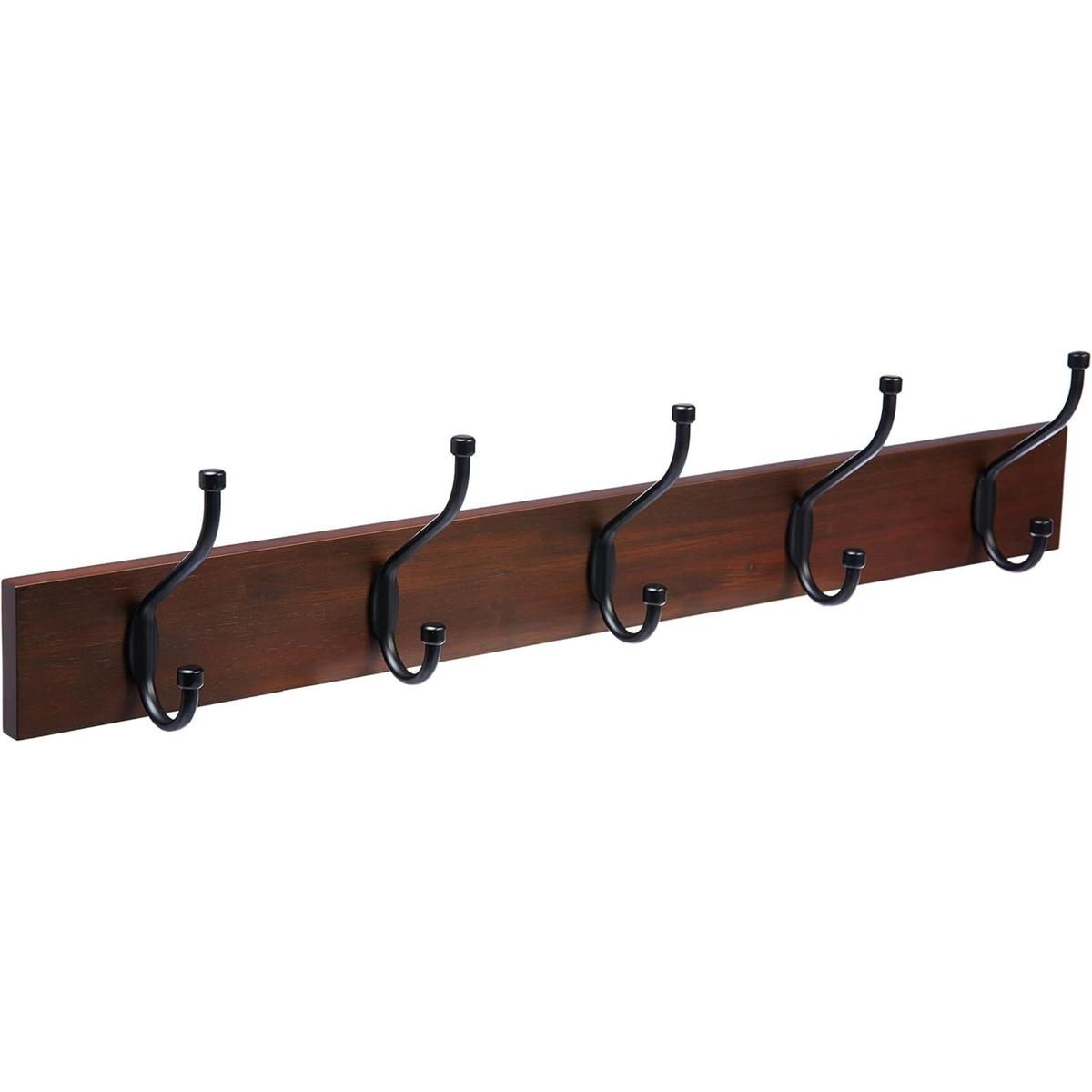 Amazon Basics Wall-Mounted Coat Rack