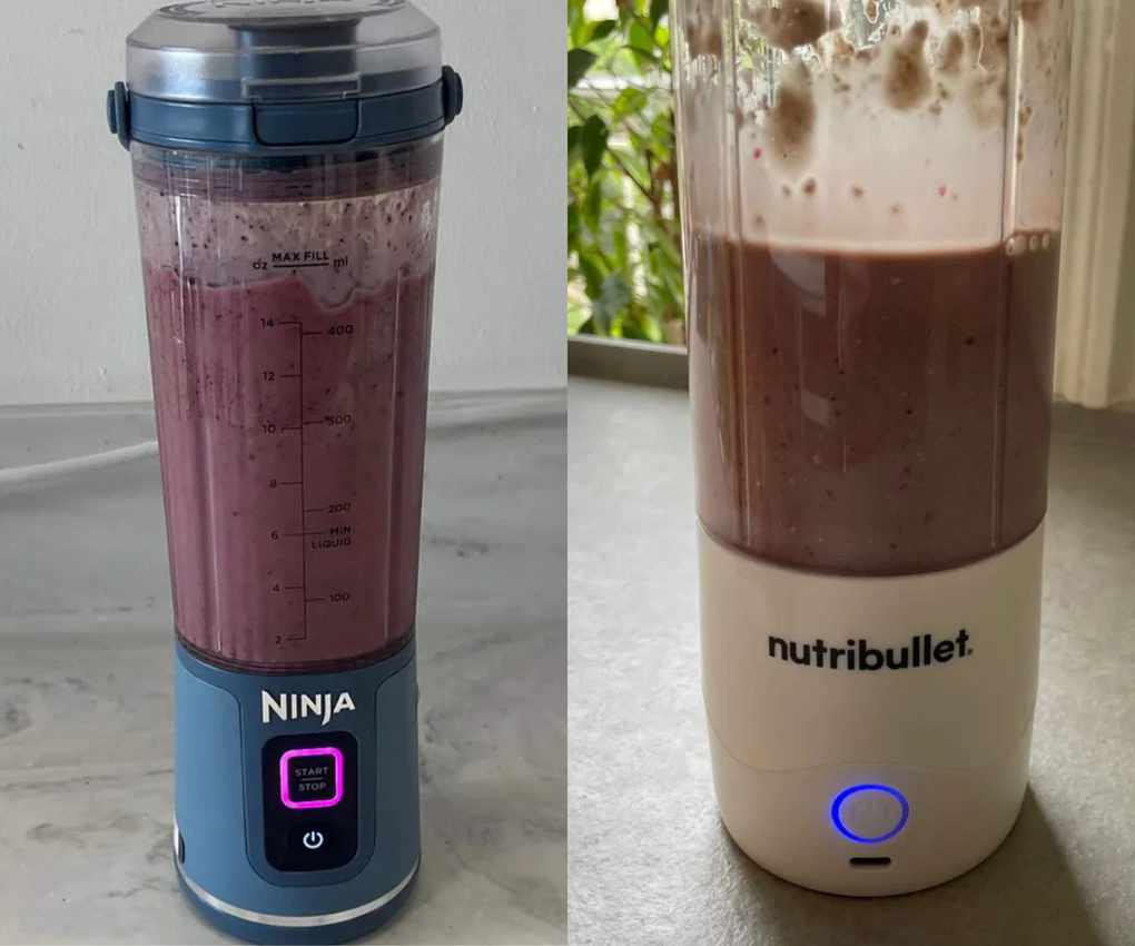 Finished protein shake comparison