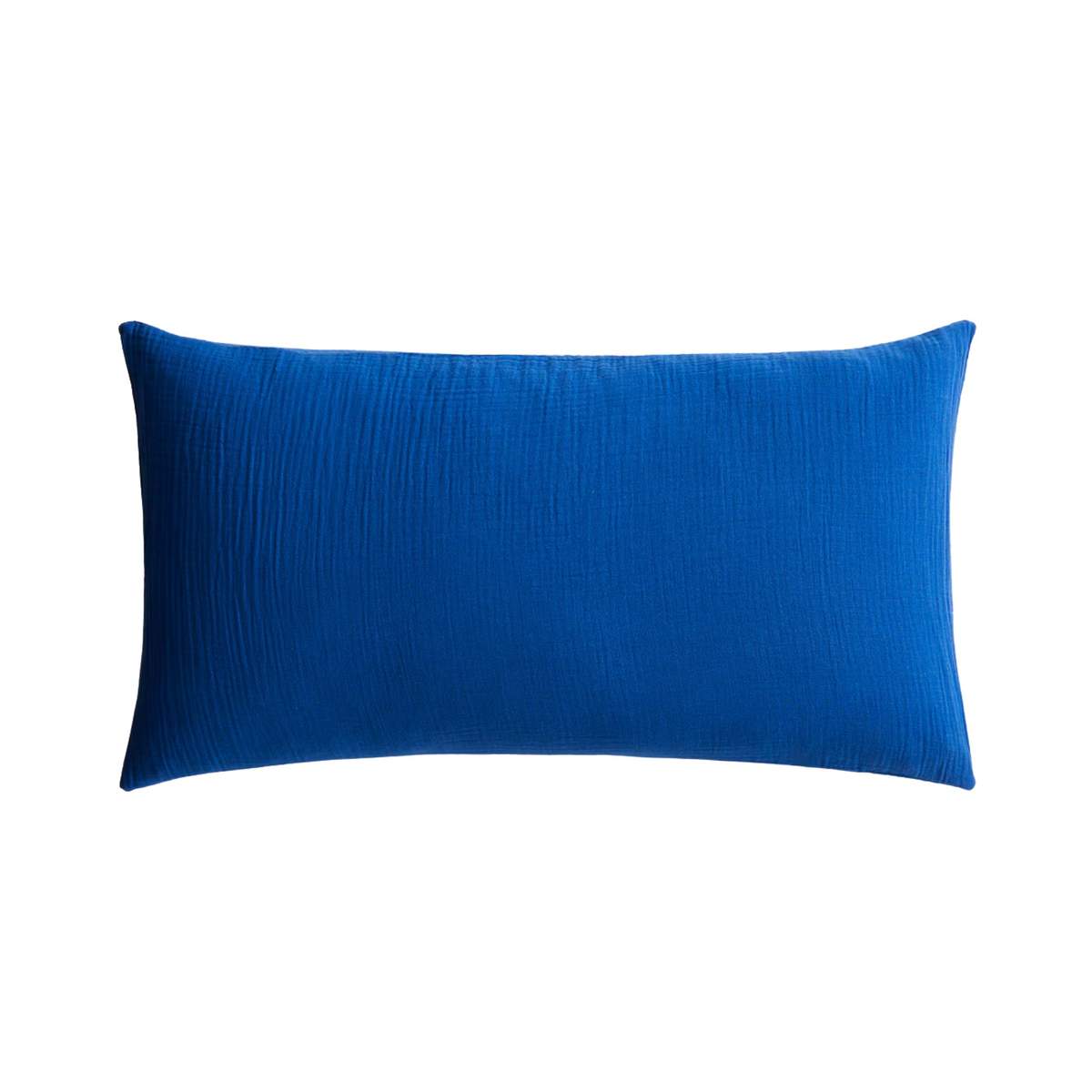 blue lumbar pillow