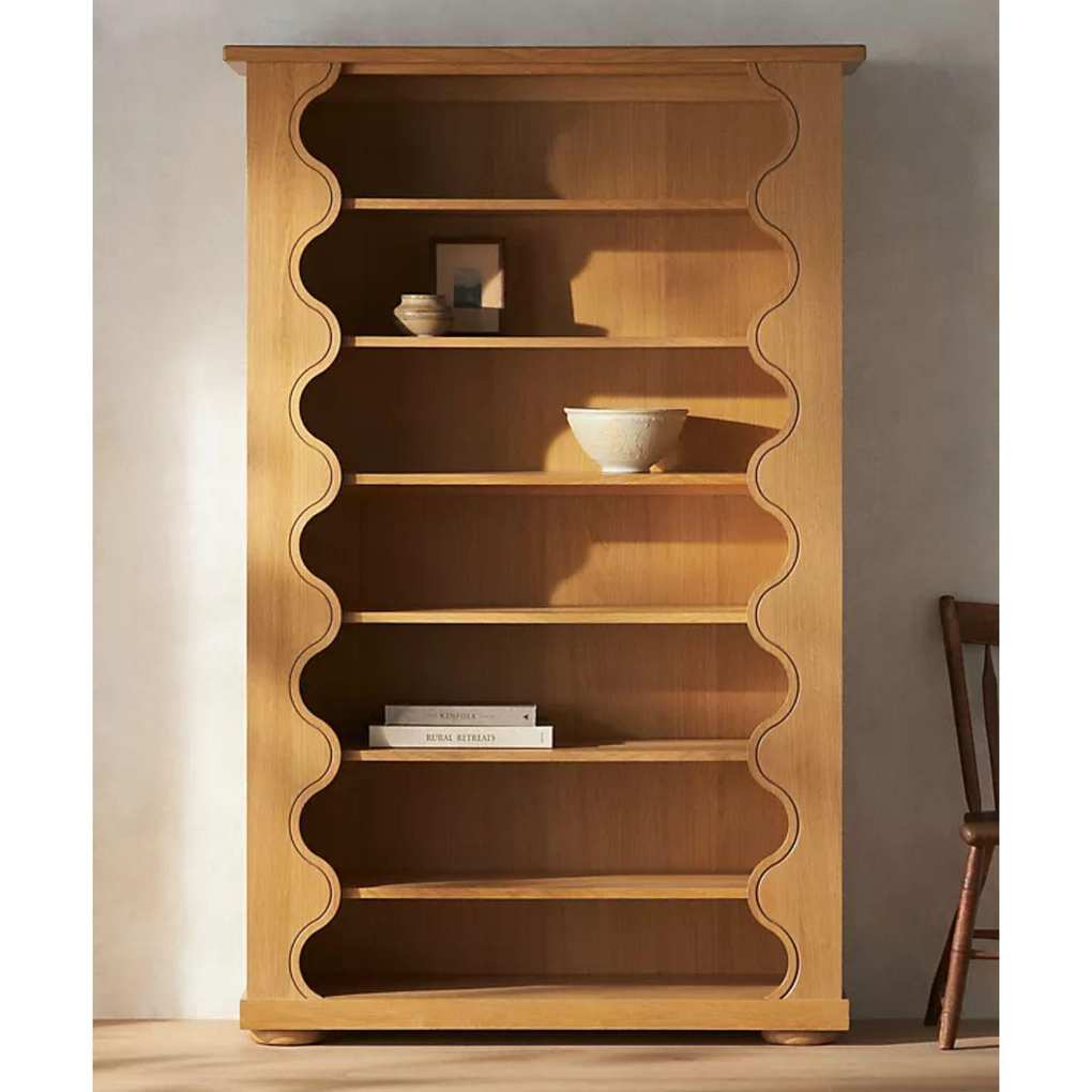anthropologie wooden bookcase