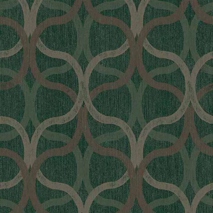 Boutique Refine Geo Green & Gold
