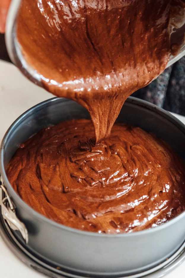 flourless peppermint chocolate cake-holiday baking