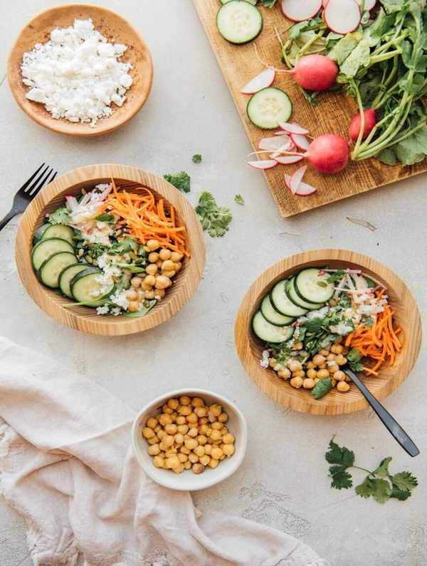 Mexican Chopped Salad Recipe with Honey-Shallot Dressing