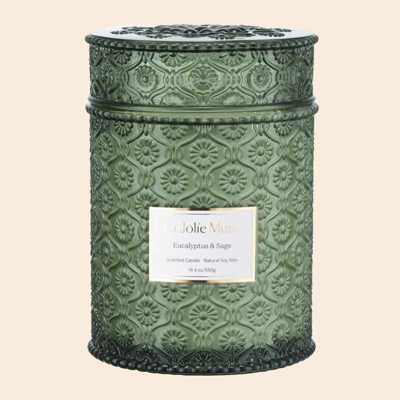La Jolie Muse Eucalyptus &amp; Sage Scented Jar Candles | Wayfair