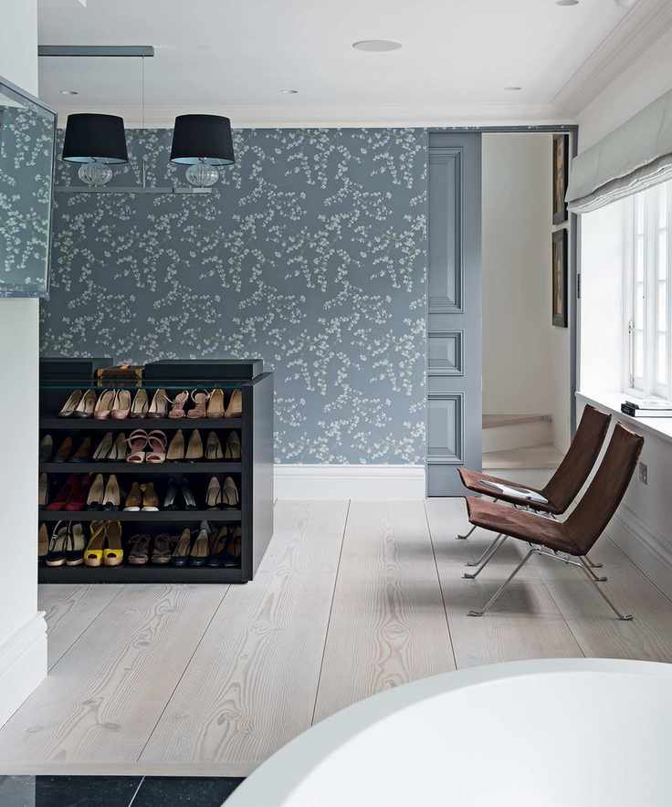 Tidy bedroom storage with shoes