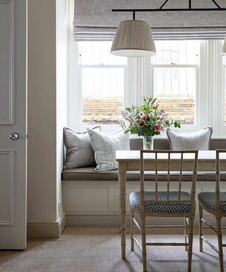 Neutral playroom in elegant period London townhouse
