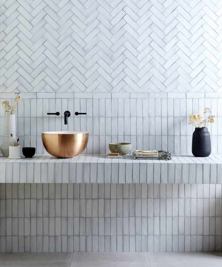 South Cliff metro tiles in Cotton
