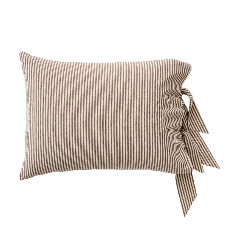 Pierce & Ward Cotton Linen Stripe Duvet Cover & Shams