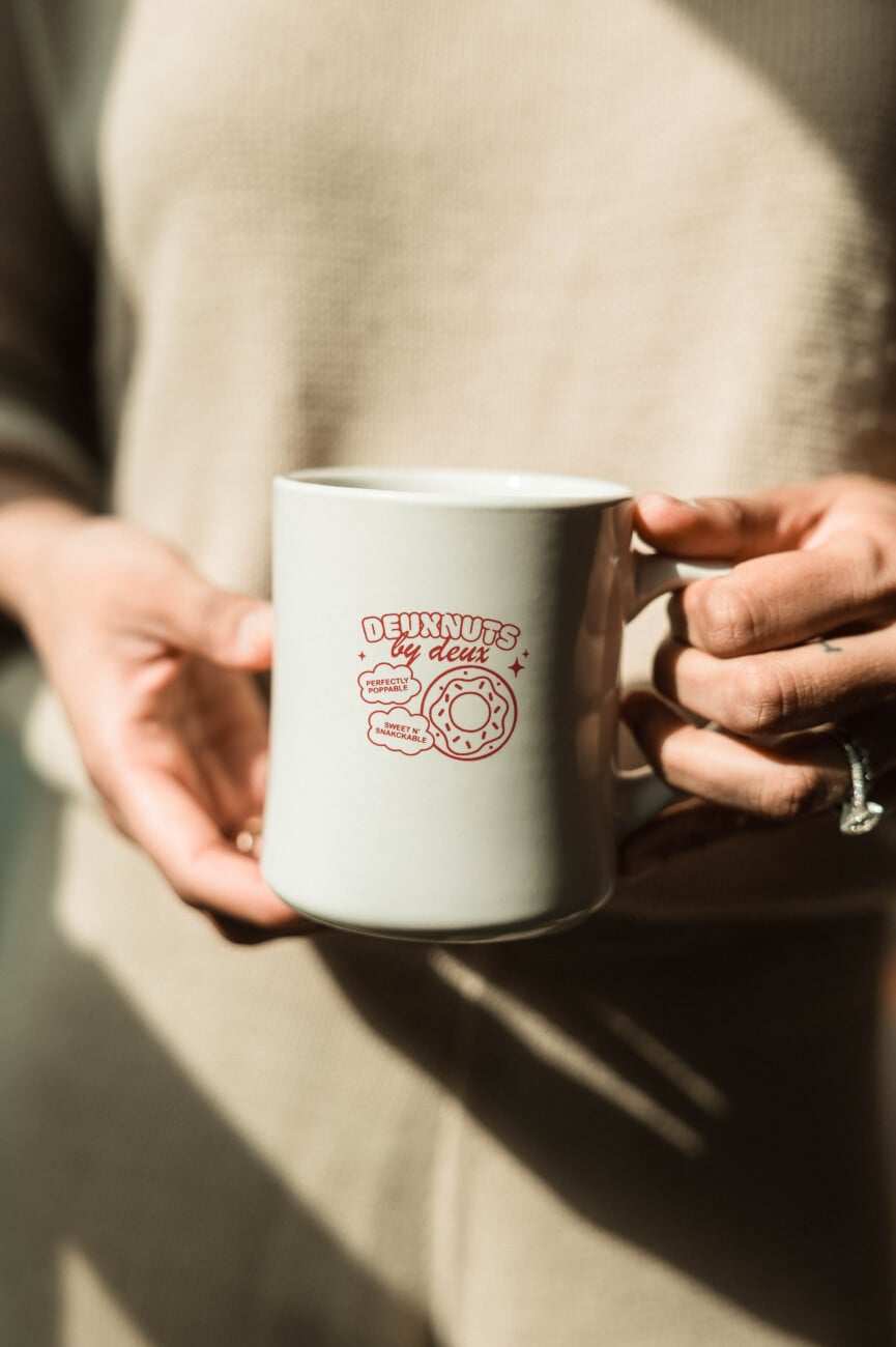 deux coffee mug