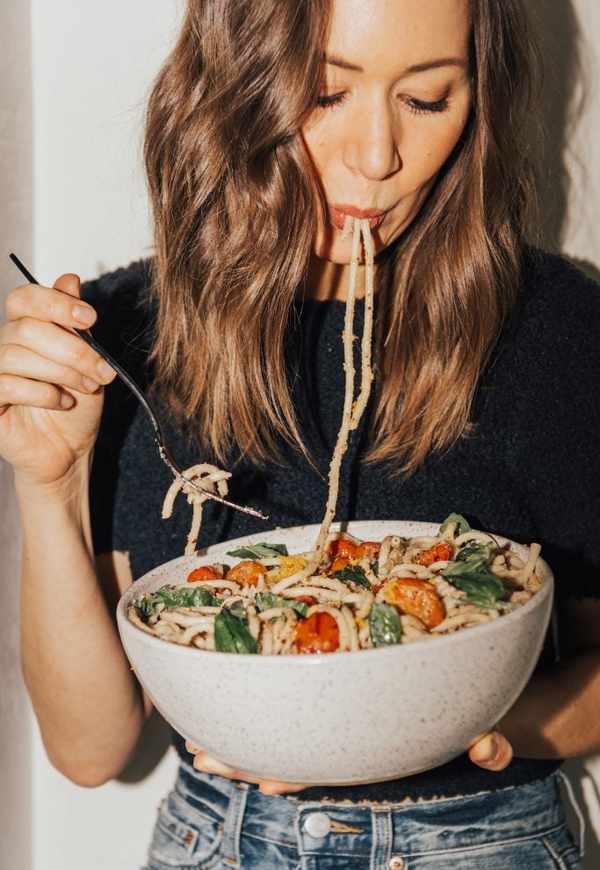 creamy vegan pasta cherry tomato recipes