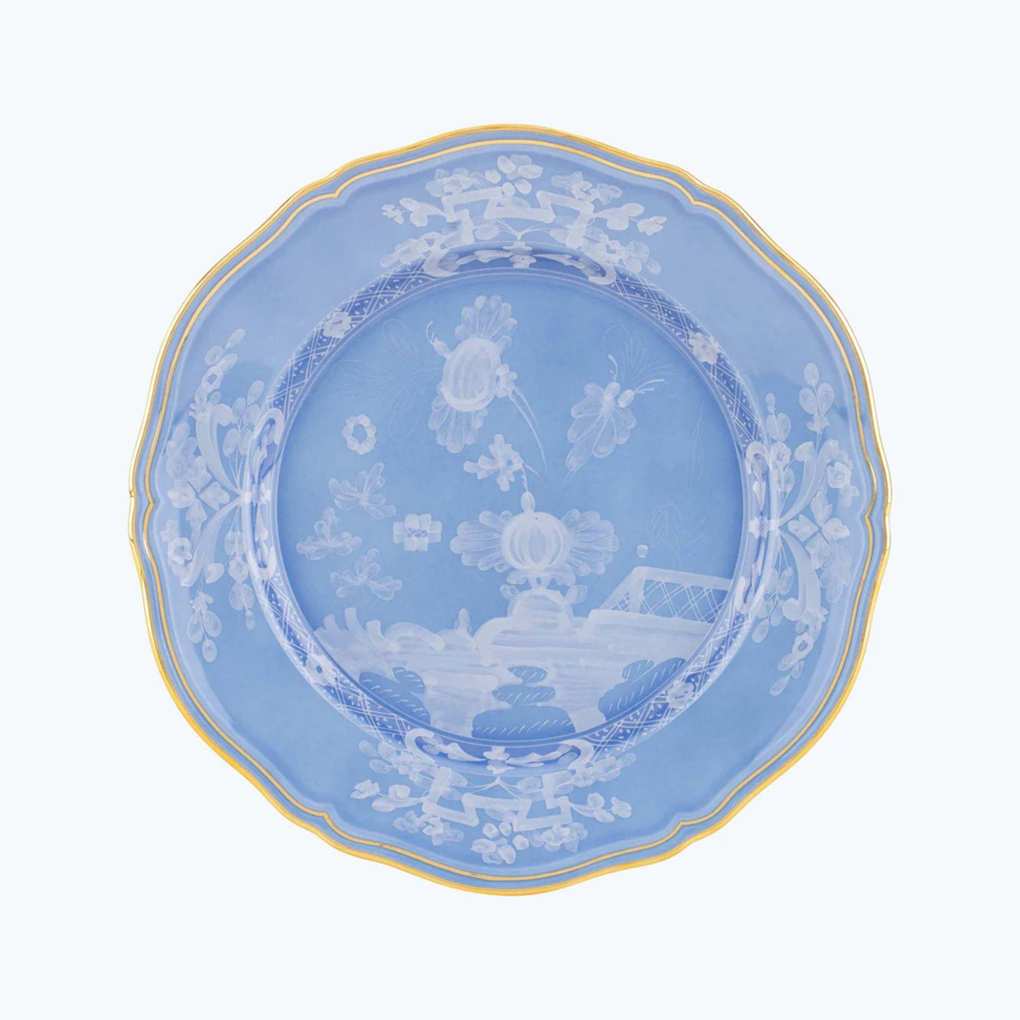 abc carpet and home ginori blue plate