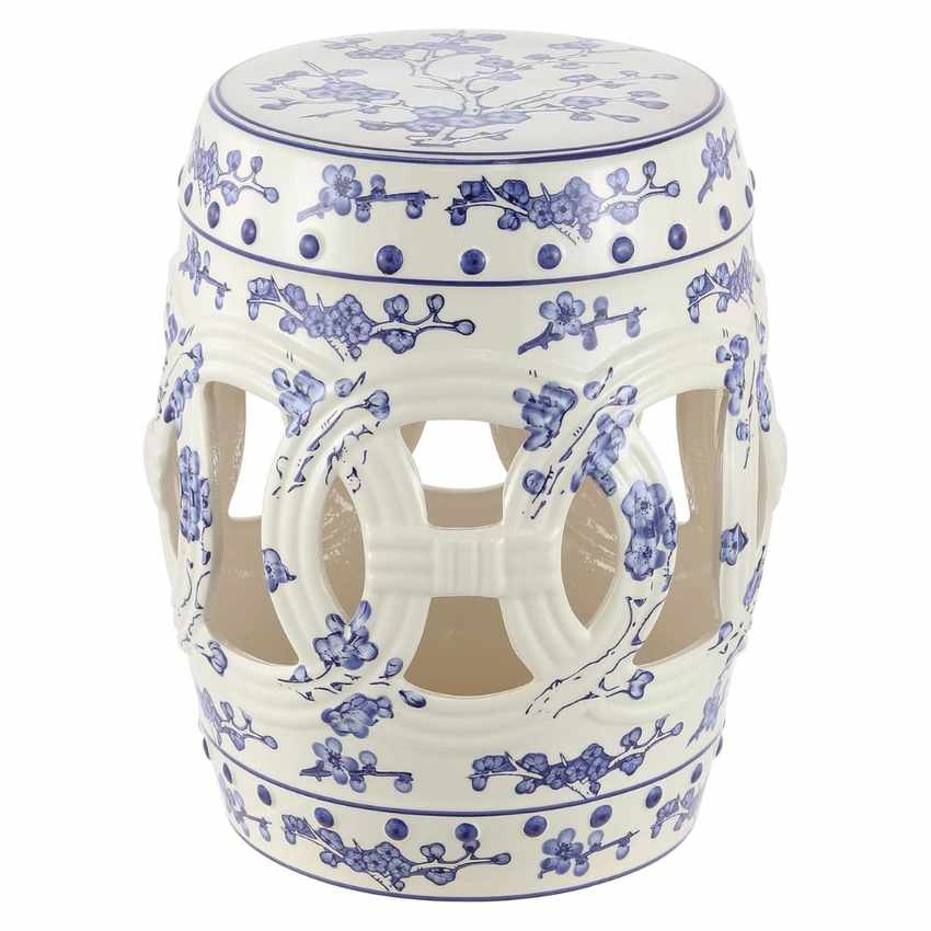 JONATHAN Y Lucky Coins Indoor/Outdoor Garden Stool