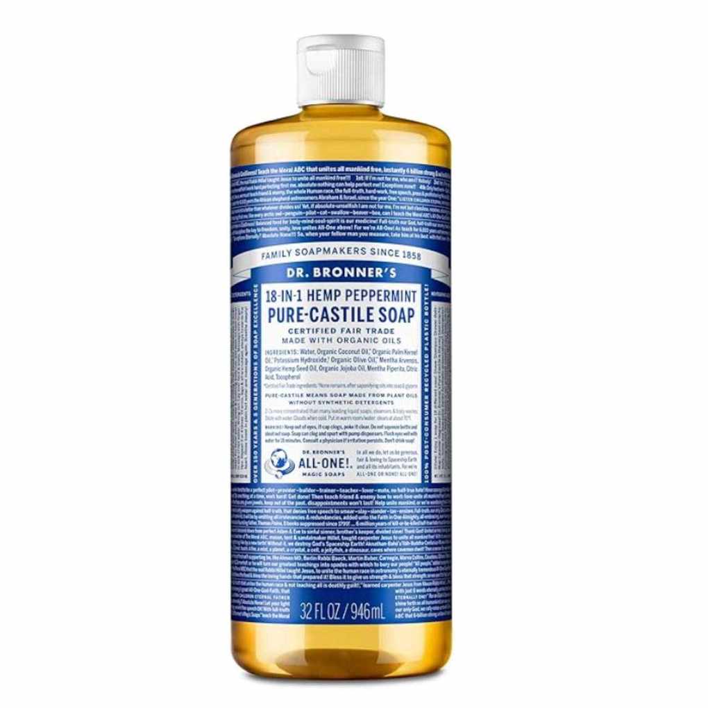 Dr. Bronner's Pure-Castile Liquid Soap- Made with Regenerative Organic Certified Oils