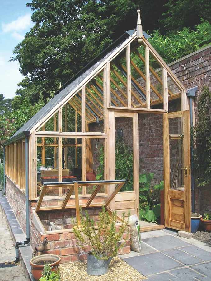 Victorian-style greenhouse