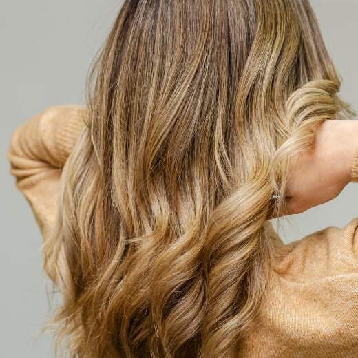 Woman with Healthy and Styled Hair Woman with Healthy and Styled Hair