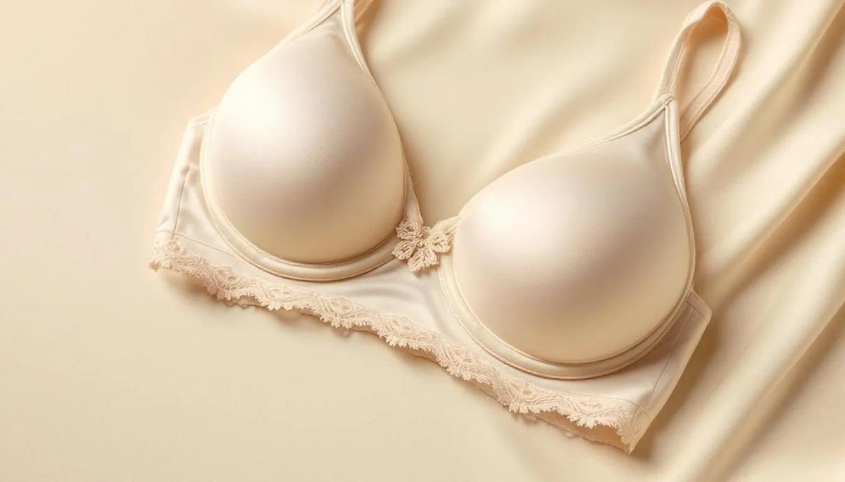 Close-up of a buttery soft bralette showcasing its features.