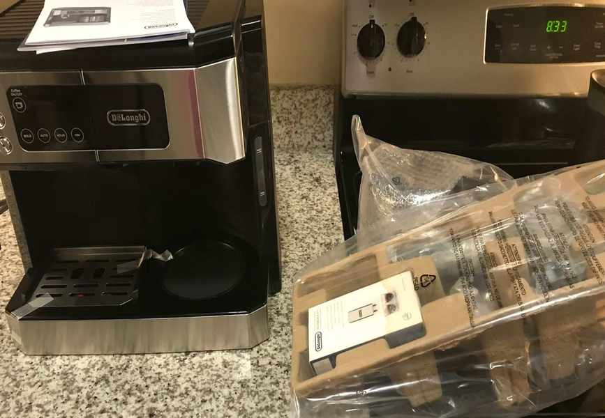 Delonghi combination coffee maker