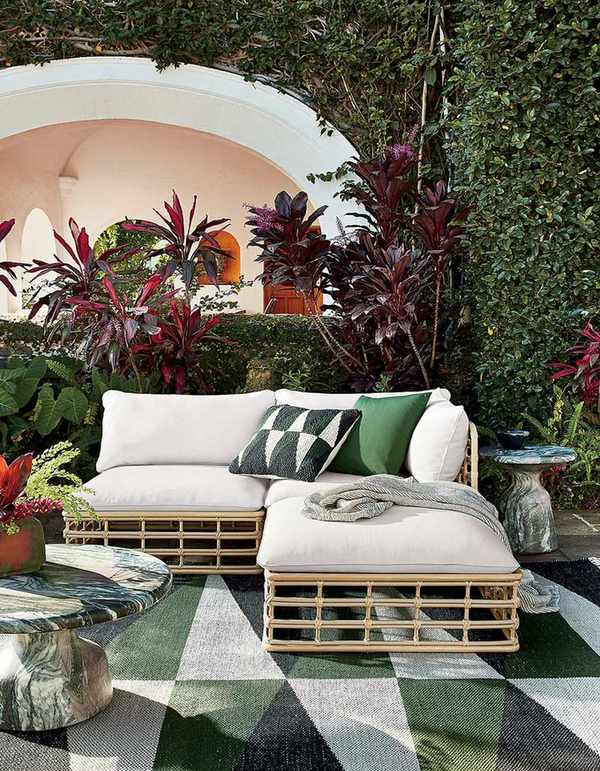 roof garden with ivy